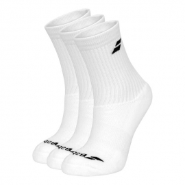 3 PARES DE CALCETINES BABOLAT BLANCO