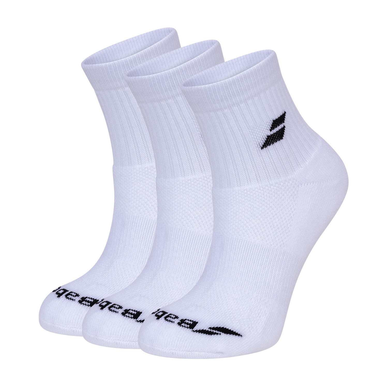 3 PARES DE CALCETINES QUARTER BABOLAT BLANCO