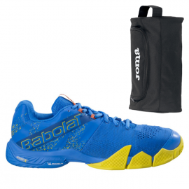 ZAPATILLAS BABOLAT MOVEA AZUL AMARILLO 23