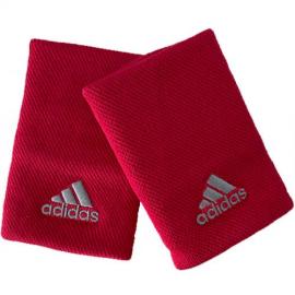 PACK 2 MUÑEQUERAS ADIDAS  ROJO